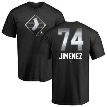 Men's Chicago White Sox Eloy Jimenez ＃74 Midnight Mascot T-Shirt - Black