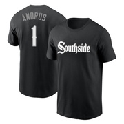 Men's Chicago White Sox Elvis Andrus ＃1 City Connect Name & Number T-Shirt - Black