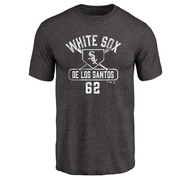 Men's Chicago White Sox Enyel De Los Santos ＃62 Base Runner T-Shirt - Black