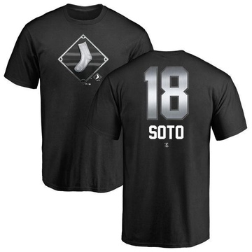 Men's Chicago White Sox Geovany Soto ＃18 Midnight Mascot T-Shirt - Black