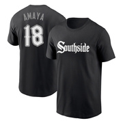 Men's Chicago White Sox Jacob Amaya ＃18 City Connect Name & Number T-Shirt - Black