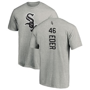 Men's Chicago White Sox Jake Eder ＃46 Backer T-Shirt Ash