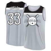 Men's Chicago White Sox James Shields ＃33 Legend Baseball Tank Top - Gray/Black