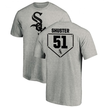 Men's Chicago White Sox Jared Shuster ＃51 RBI T-Shirt Heathered - Gray