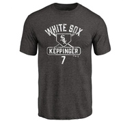 Men's Chicago White Sox Jeff Keppinger ＃7 Base Runner T-Shirt - Black