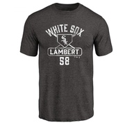 Men's Chicago White Sox Jimmy Lambert ＃58 Base Runner T-Shirt - Black