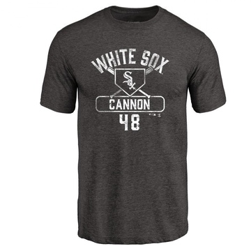 Men's Chicago White Sox Jonathan Cannon ＃48 Base Runner T-Shirt - Black