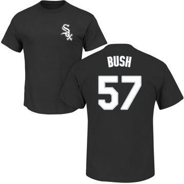 Men's Chicago White Sox Ky Bush ＃57 Roster Name & Number T-Shirt - Black