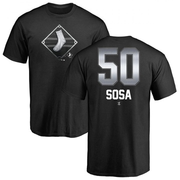 Men's Chicago White Sox Lenyn Sosa ＃50 Midnight Mascot T-Shirt - Black