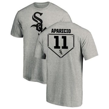 Men's Chicago White Sox Luis Aparicio ＃11 RBI T-Shirt Heathered - Gray