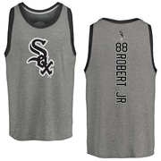 Men's Chicago White Sox Luis Robert Jr. ＃88 Backer Tank Top Ash