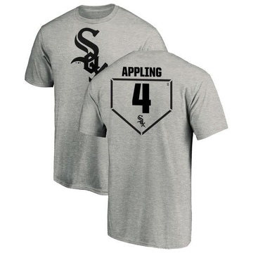 Men's Chicago White Sox Luke Appling ＃4 RBI T-Shirt Heathered - Gray