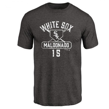 Men's Chicago White Sox Martin Maldonado ＃15 Base Runner T-Shirt - Black