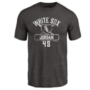 Men's Chicago White Sox Michael Jordan ＃45 Base Runner T-Shirt - Black