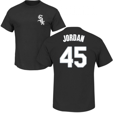 Men's Chicago White Sox Michael Jordan ＃45 Roster Name & Number T-Shirt - Black