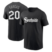 Men's Chicago White Sox Miguel Vargas ＃20 City Connect Name & Number T-Shirt - Black