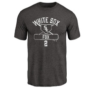 Men's Chicago White Sox Nellie Fox ＃2 Base Runner T-Shirt - Black