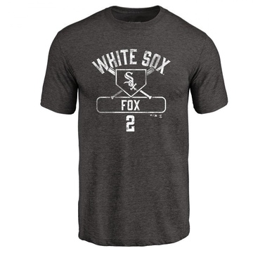 Men's Chicago White Sox Nellie Fox ＃2 Base Runner T-Shirt - Black