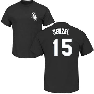 Men's Chicago White Sox Nick Senzel ＃15 Roster Name & Number T-Shirt - Black