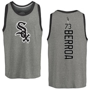 Men's Chicago White Sox Prelander Berroa ＃73 Backer Tank Top Ash