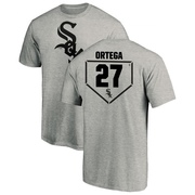 Men's Chicago White Sox Rafael Ortega ＃27 RBI T-Shirt Heathered - Gray