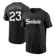 Men's Chicago White Sox Robin Ventura ＃23 City Connect Name & Number T-Shirt - Black