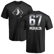 Men's Chicago White Sox Sammy Peralta ＃67 Midnight Mascot T-Shirt - Black