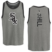 Men's Chicago White Sox Tim Hill ＃54 Backer Tank Top Ash