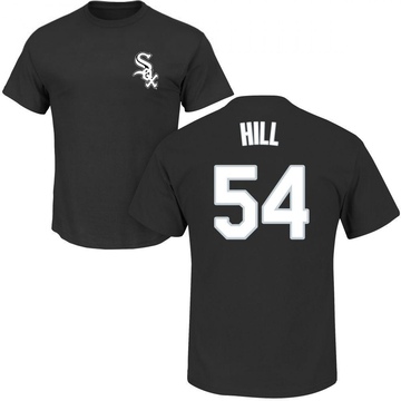 Men's Chicago White Sox Tim Hill ＃54 Roster Name & Number T-Shirt - Black