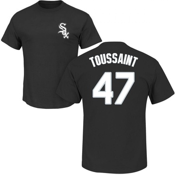 Men's Chicago White Sox Touki Toussaint ＃47 Roster Name & Number T-Shirt - Black