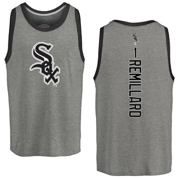 Men's Chicago White Sox Zach Remillard ＃1 Backer Tank Top Ash