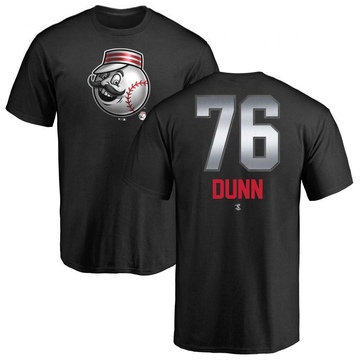 Men's Cincinnati Reds Blake Dunn ＃76 Midnight Mascot T-Shirt - Black