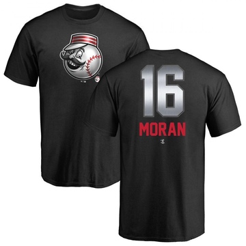 Men's Cincinnati Reds Colin Moran ＃16 Midnight Mascot T-Shirt - Black