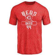 Men's Cincinnati Reds Eric Davis ＃44 Base Runner T-Shirt - Red