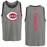 Men's Cincinnati Reds Frank Robinson ＃20 Backer Tank Top Ash