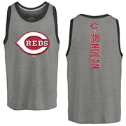 Men's Cincinnati Reds Gary Nolan ＃38 Backer Tank Top Ash