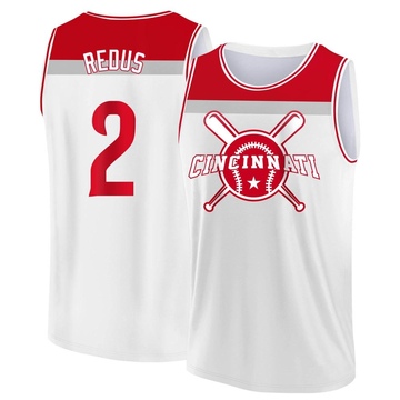 Men's Cincinnati Reds Gary Redus ＃2 Legend Baseball Tank Top - White/Red