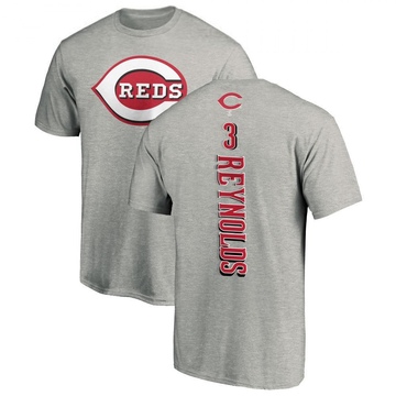 Men's Cincinnati Reds Matt Reynolds ＃3 Backer T-Shirt Ash