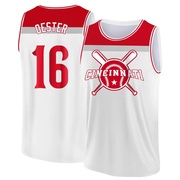 Men's Cincinnati Reds Ron Oester ＃16 Legend Baseball Tank Top - White/Red