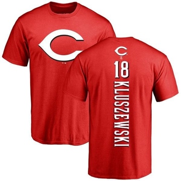 Men's Cincinnati Reds Ted Kluszewski ＃18 Backer T-Shirt - Red