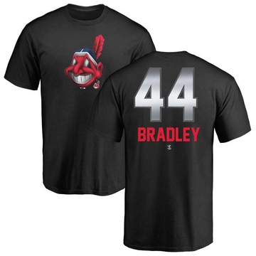 Men's Cleveland Guardians Bobby Bradley ＃44 Midnight Mascot T-Shirt - Black