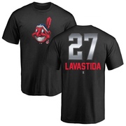 Men's Cleveland Guardians Bryan Lavastida ＃27 Midnight Mascot T-Shirt - Black