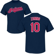 Men's Cleveland Guardians Mike Zunino ＃10 Roster Name & Number T-Shirt - Navy