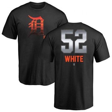 Men's Detroit Tigers Brendan White ＃52 Midnight Mascot T-Shirt - Black