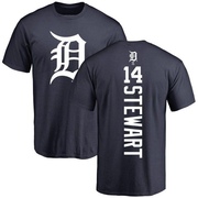 Men's Detroit Tigers Christin Stewart ＃14 Backer T-Shirt - Navy