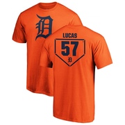 Men's Detroit Tigers Easton Lucas ＃57 RBI T-Shirt - Orange