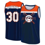 Men's Detroit Tigers Kerry Carpenter ＃30 Legend Baseball Tank Top - Navy/Orange