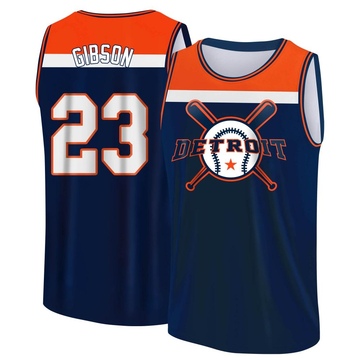 Men's Detroit Tigers Kirk Gibson ＃23 Legend Baseball Tank Top - Navy/Orange