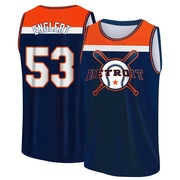 Men's Detroit Tigers Mason Englert ＃53 Legend Baseball Tank Top - Navy/Orange