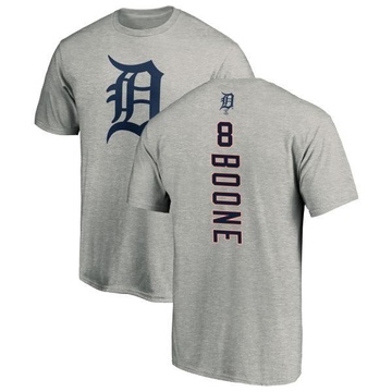 Men's Detroit Tigers Ray Boone ＃8 Backer T-Shirt Ash